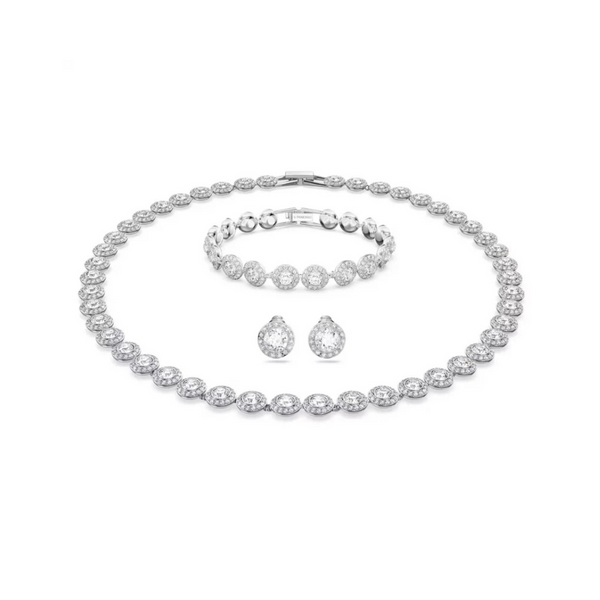 Conjunto de Prata Cravejado Londres - Prata 925