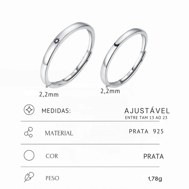 Aqui você encontra o presente perfeito para o amor da sua vida! Jóias em Prata 925, Ouro 18K e Hipoalergênicas, Anel de namoro, Anel de Noivado e Anel Solitário para todos os estilos! Anel Cravejado, Anel Feminino de Ouro, Anel Feminino de Prata, com qualidade e durabilidade! Prata 925 e banho triplo de Ouro 18k. Peças feitas para Durar! Confira nossas promoções e leve frete grátis para todo o Brasil! Garantia de envio e devolução fácil