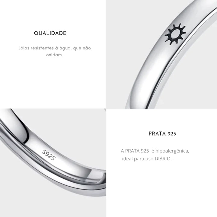 Aqui você encontra o presente perfeito para o amor da sua vida! Jóias em Prata 925, Ouro 18K e Hipoalergênicas, Anel de namoro, Anel de Noivado e Anel Solitário para todos os estilos! Anel Cravejado, Anel Feminino de Ouro, Anel Feminino de Prata, com qualidade e durabilidade! Prata 925 e banho triplo de Ouro 18k. Peças feitas para Durar! Confira nossas promoções e leve frete grátis para todo o Brasil! Garantia de envio e devolução fácil