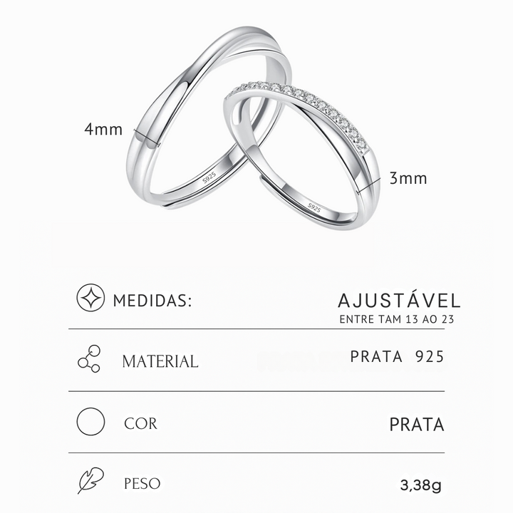 Aqui você encontra o presente perfeito para o amor da sua vida! Jóias em Prata 925, Ouro 18K e Hipoalergênicas, Anel de namoro, Anel de Noivado e Anel Solitário para todos os estilos! Anel Cravejado, Anel Feminino de Ouro, Anel Feminino de Prata, com qualidade e durabilidade! Prata 925&nbsp; e banho triplo de Ouro 18k. Peças feitas para Durar! Confira nossas promoções e leve frete grátis para todo o Brasil! Garantia de envio e devolução fácil.