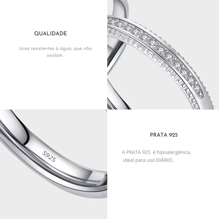 Aqui você encontra o presente perfeito para o amor da sua vida! Jóias em Prata 925, Ouro 18K e Hipoalergênicas, Anel de namoro, Anel de Noivado e Anel Solitário para todos os estilos! Anel Cravejado, Anel Feminino de Ouro, Anel Feminino de Prata, com qualidade e durabilidade! Prata 925 e banho triplo de Ouro 18k. Peças feitas para Durar! Confira nossas promoções e leve frete grátis para todo o Brasil! Garantia de envio e devolução fácil.