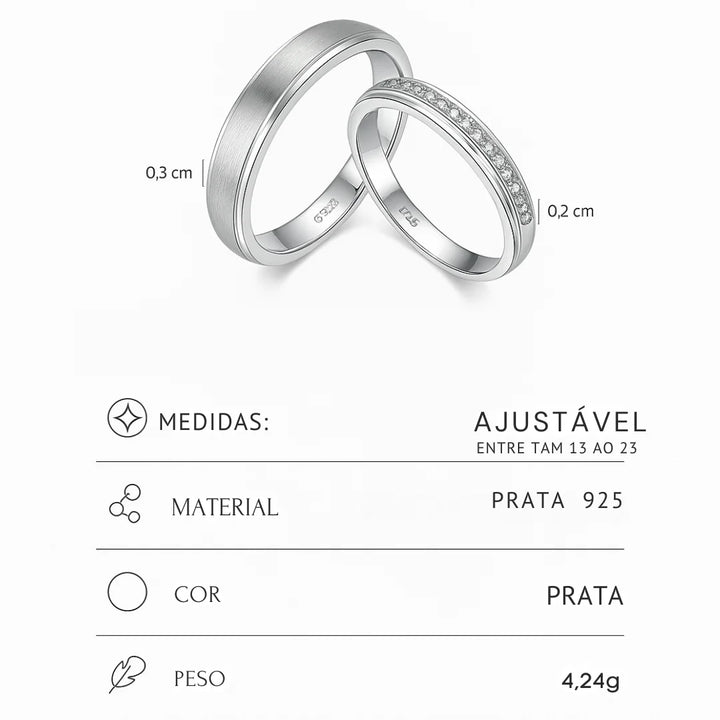 Aqui você encontra o presente perfeito para o amor da sua vida! Jóias em Prata 925, Ouro 18K e Hipoalergênicas, Anel de namoro, Anel de Noivado e Anel Solitário para todos os estilos! Anel Cravejado, Anel Feminino de Ouro, Anel Feminino de Prata, com qualidade e durabilidade! Prata 925e banho triplo de Ouro 18k. Peças feitas para Durar! Confira nossas promoções e leve frete grátis para todo o Brasil! Garantia de envio e devolução fácil.