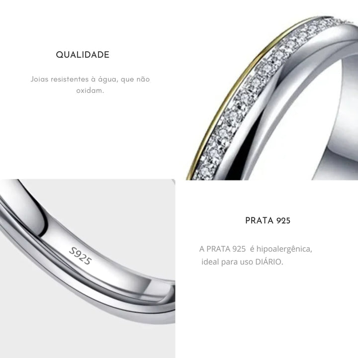 Aqui você encontra o presente perfeito para o amor da sua vida! Jóias em Prata 925, Ouro 18K e Hipoalergênicas, Anel de namoro, Anel de Noivado e Anel Solitário para todos os estilos! Anel Cravejado, Anel Feminino de Ouro, Anel Feminino de Prata, com qualidade e durabilidade! Prata 925 e banho triplo de Ouro 18k. Peças feitas para Durar! Confira nossas promoções e leve frete grátis para todo o Brasil! Garantia de envio e devolução fácil.