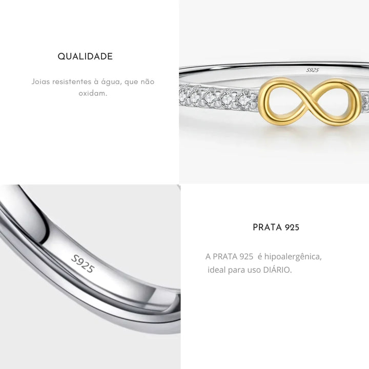 Aqui você encontra o presente perfeito para o amor da sua vida! Jóias em Prata 925, Ouro 18K e Hipoalergênicas, Anel de namoro, Anel de Noivado e Anel Solitário para todos os estilos! Anel Cravejado, Anel Feminino de Ouro, Anel Feminino de Prata, com qualidade e durabilidade! Prata 925 e banho triplo de Ouro 18k. Peças feitas para Durar! Confira nossas promoções e leve frete grátis para todo o Brasil! Garantia de envio e devolução fácil