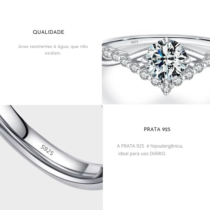 Aqui você encontra o presente perfeito para o amor da sua vida! Jóias em Prata 925, Ouro 18K e Hipoalergênicas, Anel de namoro, Anel de Noivado e Anel Solitário para todos os estilos! Anel Cravejado, Anel Feminino de Ouro, Anel Feminino de Prata, com qualidade e durabilidade! Prata 925 e banho triplo de Ouro 18k. Peças feitas para Durar! Confira nossas promoções e leve frete grátis para todo o Brasil! Garantia de envio e devolução fácil.