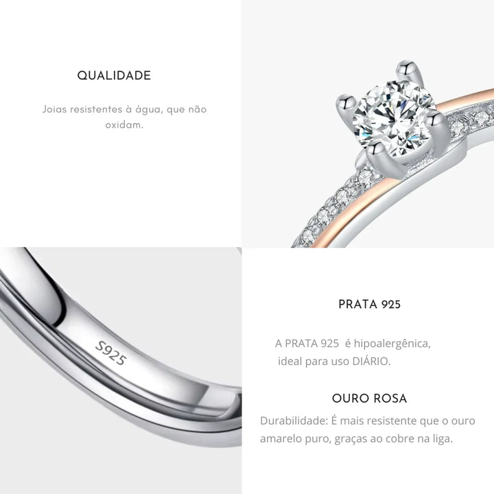 Aqui você encontra o presente perfeito para o amor da sua vida! Jóias em Prata 925, Ouro 18K e Hipoalergênicas, Anel de namoro, Anel de Noivado e Anel Solitário para todos os estilos! Anel Cravejado, Anel Feminino de Ouro, Anel Feminino de Prata, com qualidade e durabilidade! Prata 925 e banho triplo de Ouro 18k. Peças feitas para Durar! Confira nossas promoções e leve frete grátis para todo o Brasil! Garantia de envio e devolução fácil.