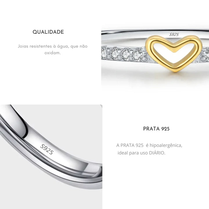 Aqui você encontra o presente perfeito para o amor da sua vida! Jóias em Prata 925, Ouro 18K e Hipoalergênicas, Anel de namoro, Anel de Noivado e Anel Solitário para todos os estilos! Anel Cravejado, Anel Feminino de Ouro, Anel Feminino de Prata, com qualidade e durabilidade! Prata 925 e banho triplo de Ouro 18k. Peças feitas para Durar! Confira nossas promoções e leve frete grátis para todo o Brasil! Garantia de envio e devolução fácil