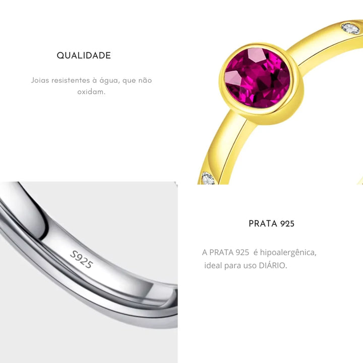 Aqui você encontra o presente perfeito para o amor da sua vida! Jóias em Prata 925, Ouro 18K e Hipoalergênicas, Anel de namoro, Anel de Noivado e Anel Solitário para todos os estilos! Anel Cravejado, Anel Feminino de Ouro, Anel Feminino de Prata, com qualidade e durabilidade! Prata 925 e banho triplo de Ouro 18k. Peças feitas para Durar! Confira nossas promoções e leve frete grátis para todo o Brasil! Garantia de envio e devolução fácil.