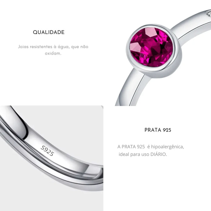 Aqui você encontra o presente perfeito para o amor da sua vida! Jóias em Prata 925, Ouro 18K e Hipoalergênicas, Anel de namoro, Anel de Noivado e Anel Solitário para todos os estilos! Anel Cravejado, Anel Feminino de Ouro, Anel Feminino de Prata, com qualidade e durabilidade! Prata 925 e banho triplo de Ouro 18k. Peças feitas para Durar! Confira nossas promoções e leve frete grátis para todo o Brasil! Garantia de envio e devolução fácil.