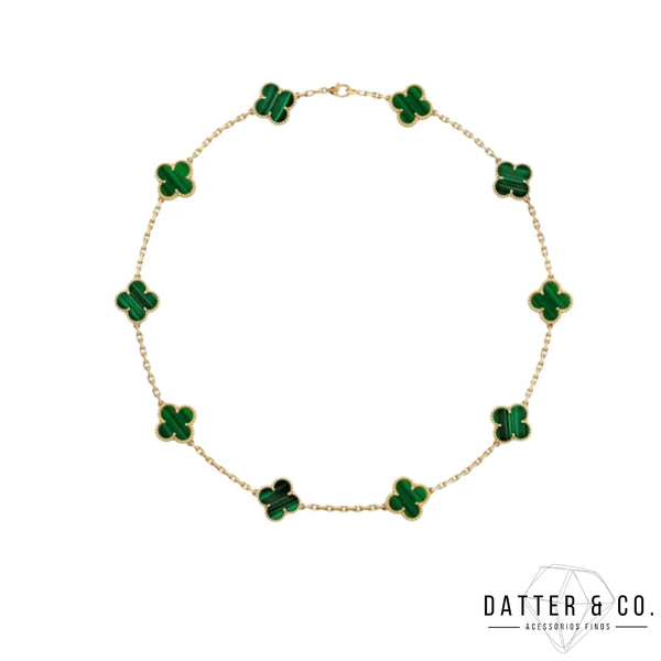 Inspirado no Trevo de quatro folhas, estas jóias são sinônimo de sorte e proteção.
Se você busca por colares trevo, pulseiras trevo, anéis trevo ou conjuntos trevo de alta qualidade, compre aqui na Datter & Co, Frete Grátis e Devolução Fácil.