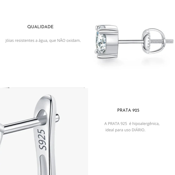 Se você busca por Conjunto de Prata  de alta qualidade, aqui na Datter &Co,você encontra o presente ideal para sua namorada,esposa,mãe, a mulher da sua vida! temos uma variedade de produtos que não escurecem com o uso, não causam alergias e são 100% á prova d'água, compre aqui na Datter & Co, Frete Grátis e Devolução Fácil.