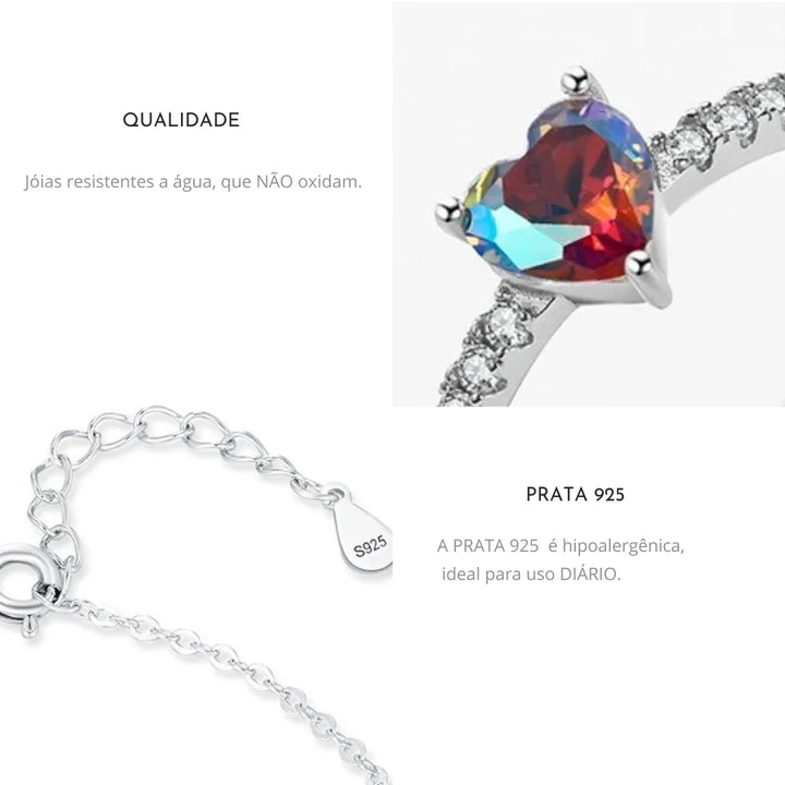 Se você busca por Conjunto de Prata  de alta qualidade, aqui na Datter &Co,você encontra o presente ideal para sua namorada,esposa,mãe, a mulher da sua vida! temos uma variedade de produtos que não escurecem com o uso, não causam alergias e são 100% á prova d'água, compre aqui na Datter & Co, Frete Grátis e Devolução Fácil.