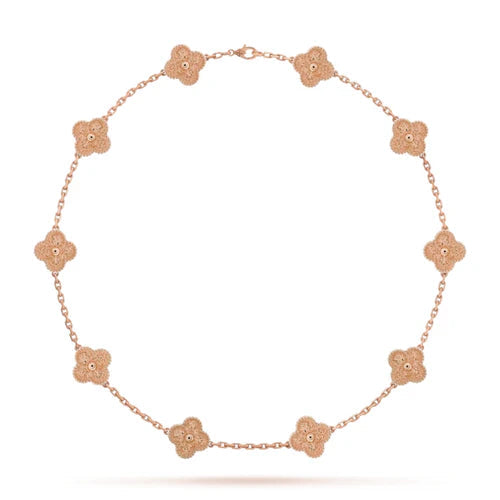 Inspirado no Trevo de quatro folhas, estas jóias são sinônimo de sorte e proteção.
Se você busca por colares trevo, pulseiras trevo, anéis trevo ou conjuntos trevo de alta qualidade, compre aqui na Datter & Co, Frete Grátis e Devolução Fácil.