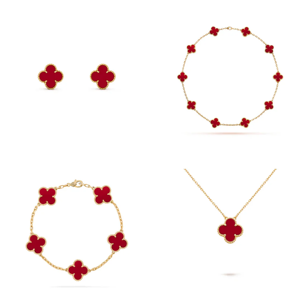 Inspirado no Trevo de quatro folhas, estas jóias são sinônimo de sorte e proteção. Se você busca por colares trevo, pulseiras trevo, anéis trevo ou conjuntos trevo de alta qualidade, compre aqui na Datter & Co. Frete Grátis e Devolução Fácil.