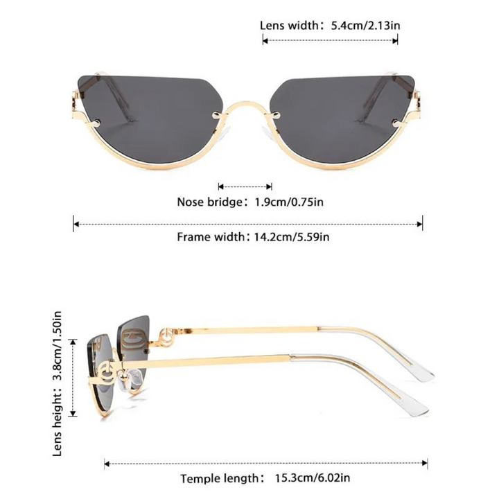 Eleve seu estilo com os Óculos de Sol Lírio Proteção UV-400, um acessório que une sofisticação e segurança para os seus olhos. Com design minimalista e armação leve, este modelo inspirado no luxo retrô destaca-se pelo charme e modernidade. As lentes de alta qualidade garantem proteção UV-400, bloqueando os raios nocivos do sol e proporcionando conforto visual inigualável. 